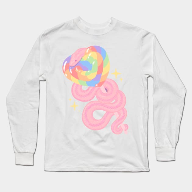 Pride Rosy Boa Long Sleeve T-Shirt by starrypaige